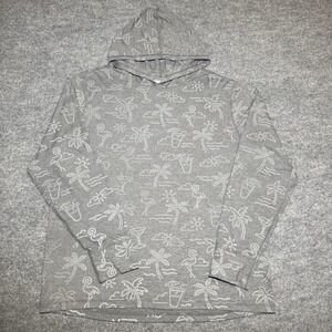 Chubbies Performance Hoodie Reflective Cocktails Flamingo Palm Trees Men 2XL
